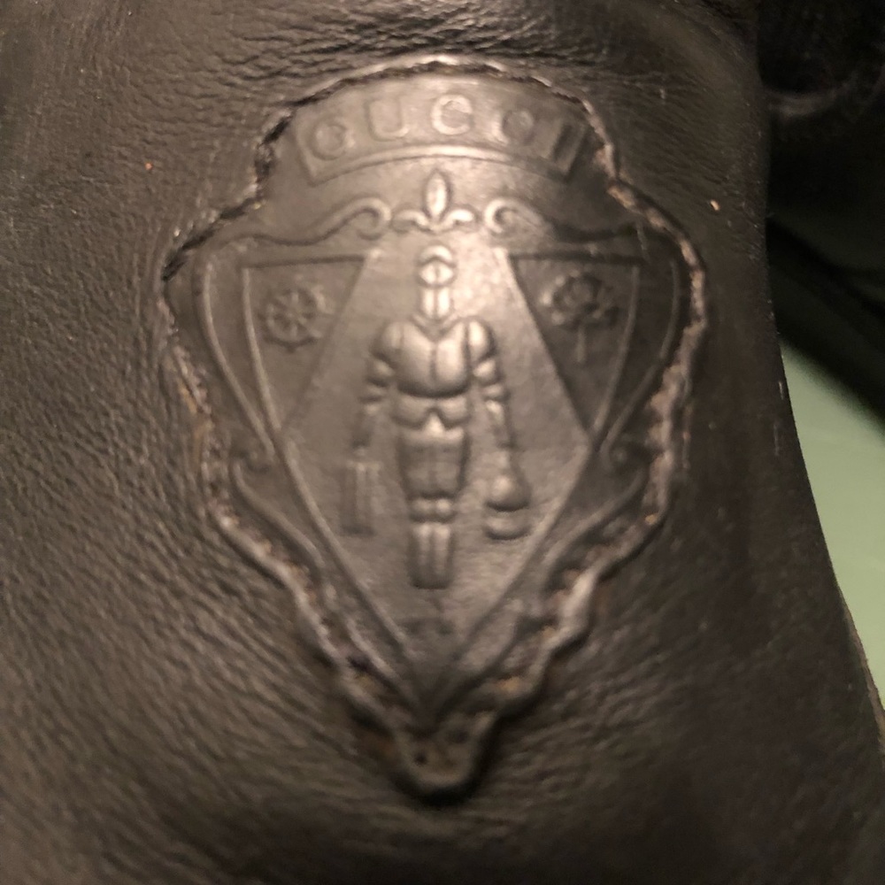 Gucci Black Leather Men's Boots - Picture 3 of 7